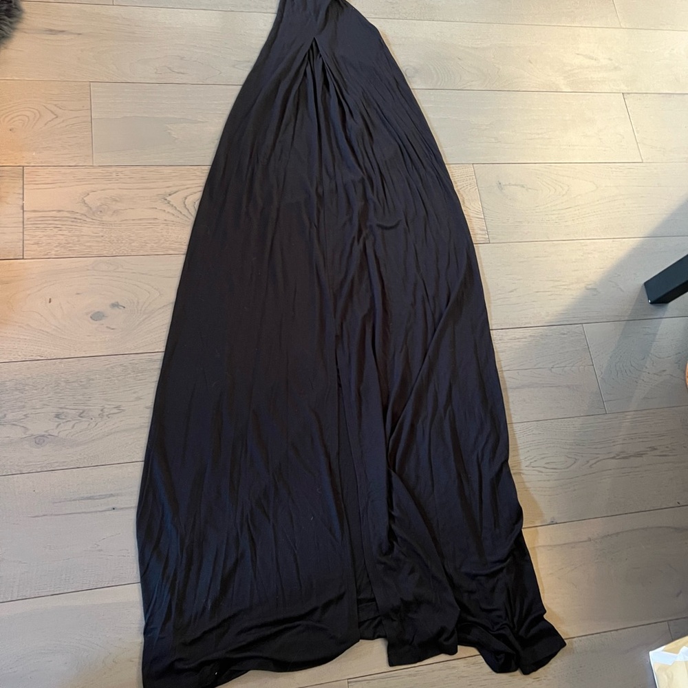 Free People Black Backless Maxi Dress